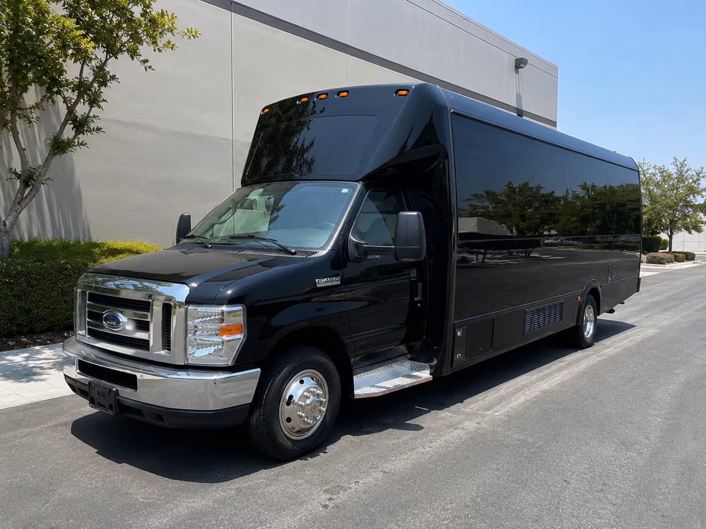Passenger watching the Lewisville scenery during a regional party bus road trip