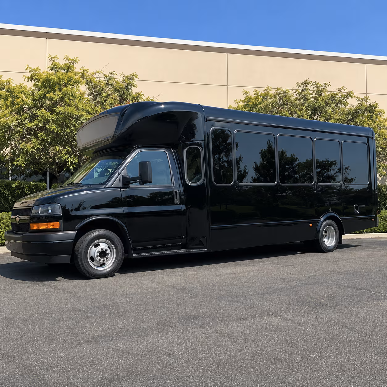 Passenger seating aboard a party bus rental serving Lewisville