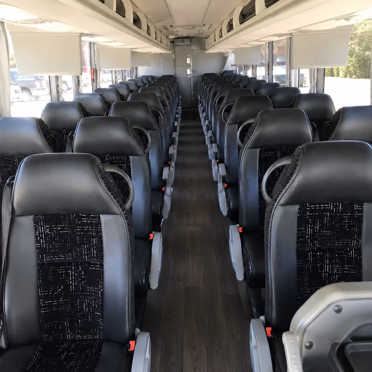 Lewisville Corporate Transportation party bus exterior