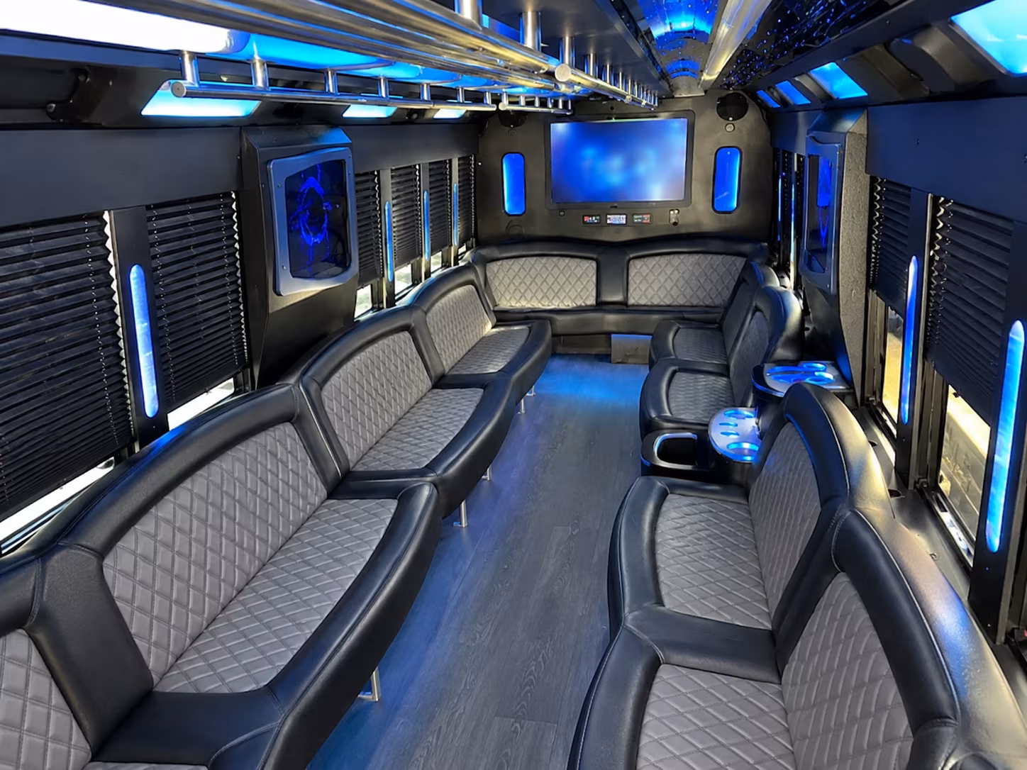 Lewisville Private Event Transportation onboard seating