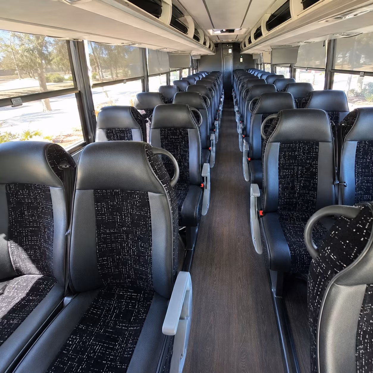 Lewisville School Event Transportation party bus exterior