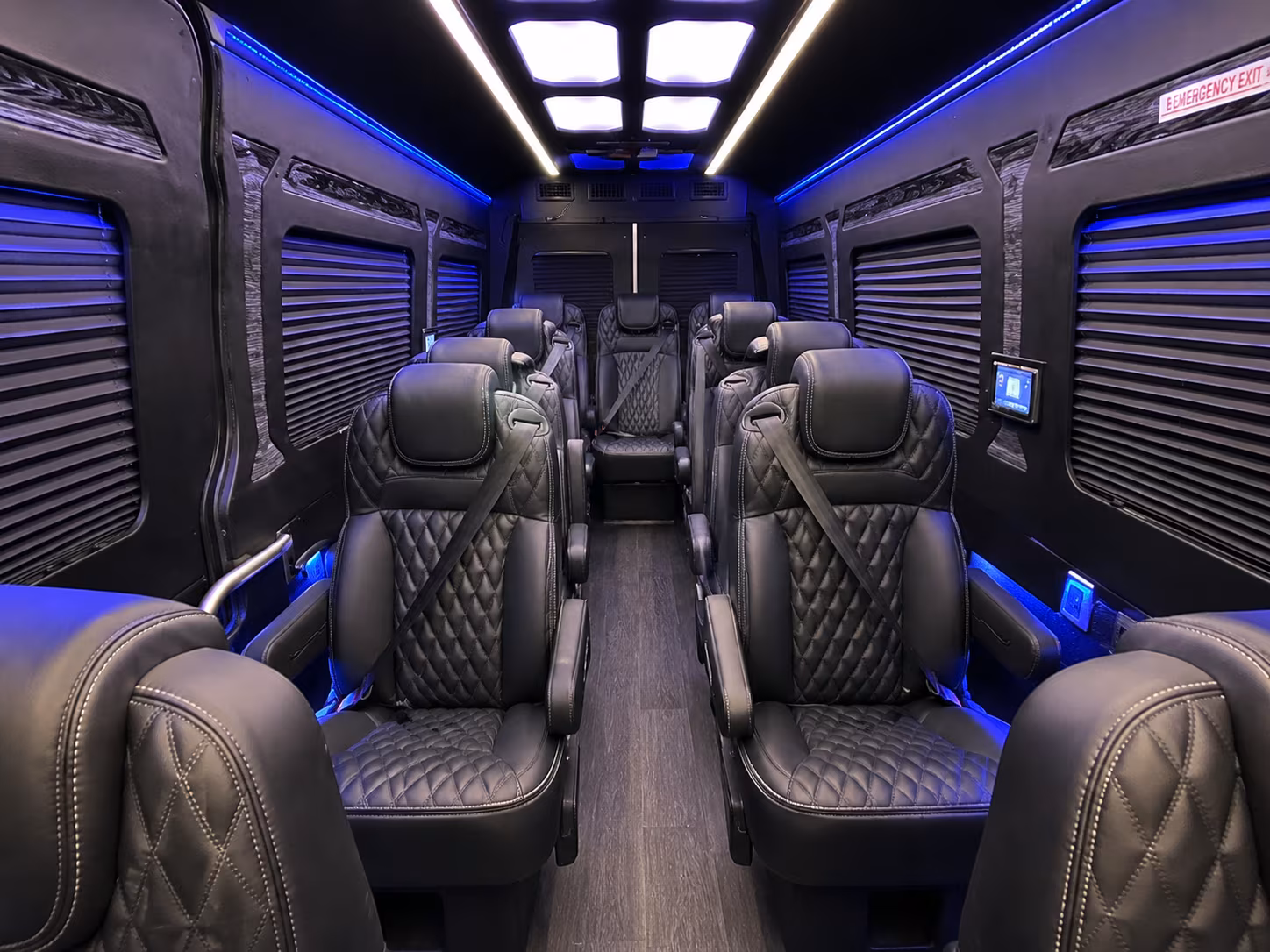 Lewisville School Event Transportation onboard seating