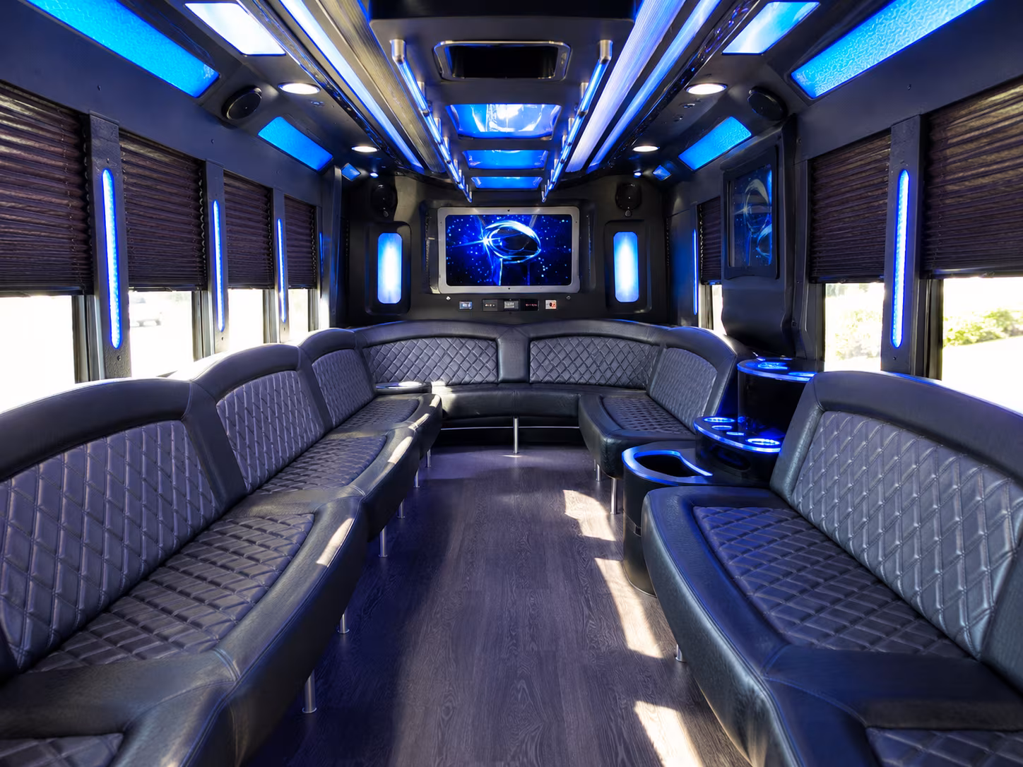Lewisville Sporting Event Transportation onboard seating