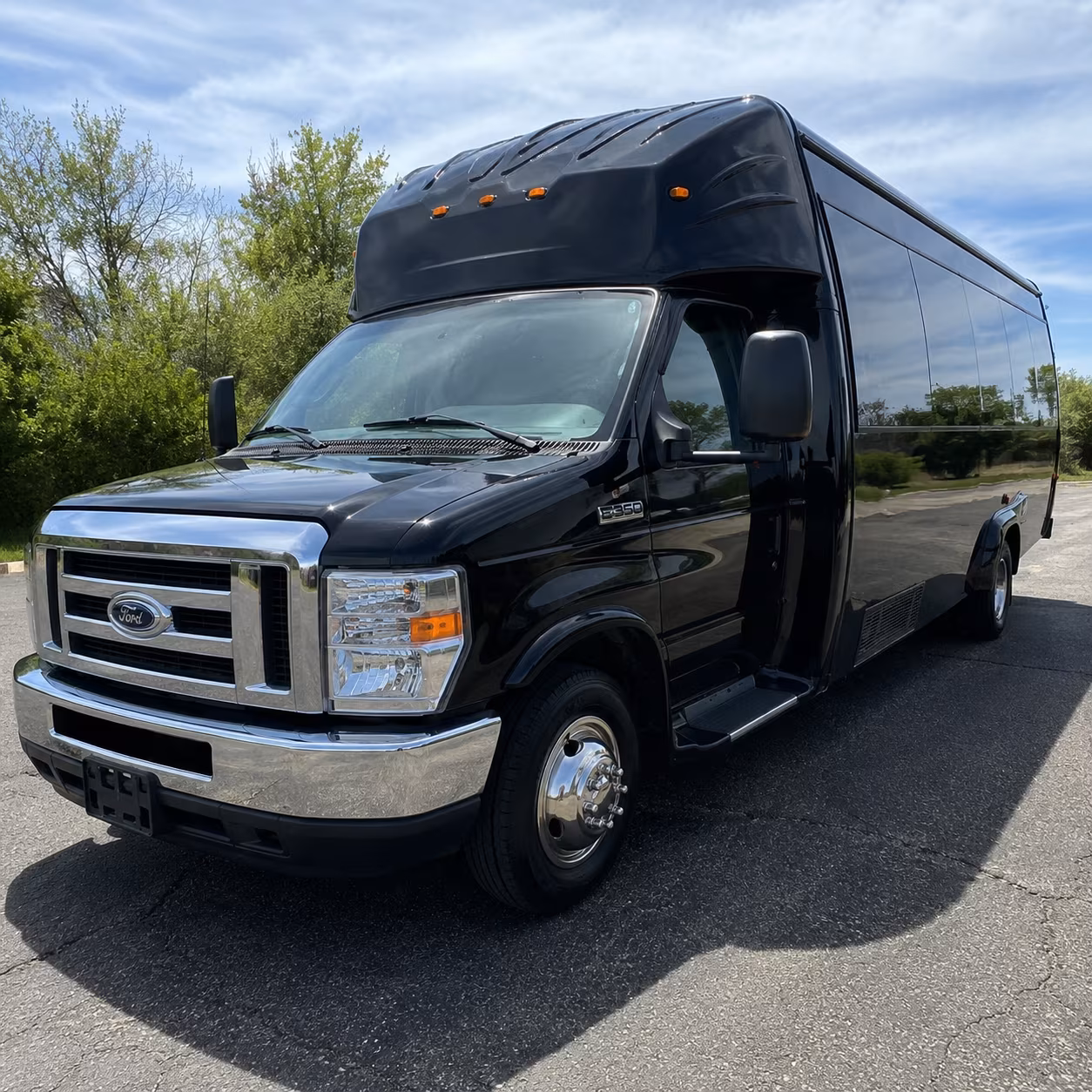 Lewisville Wedding Transportation onboard seating