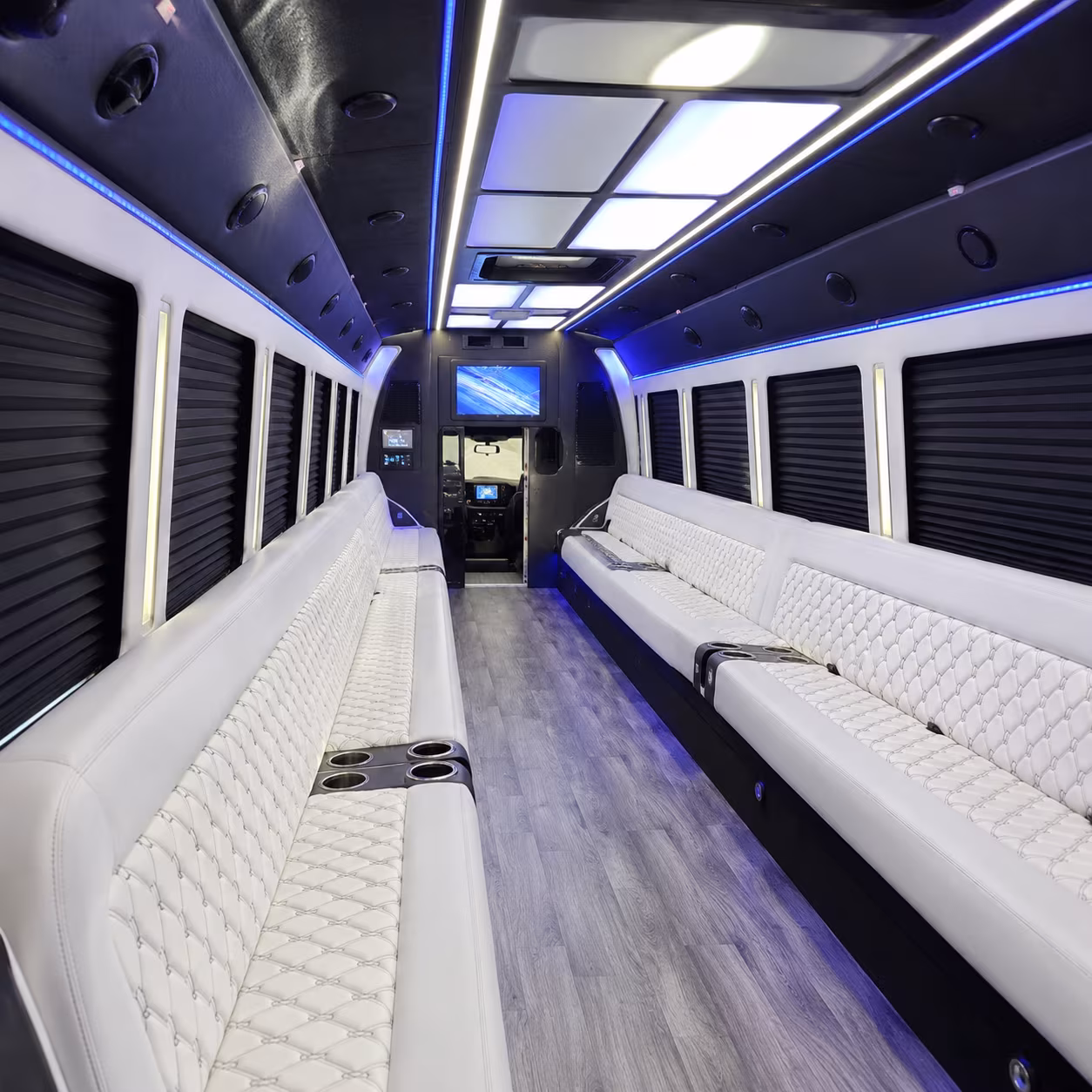 Lewisville Winery Tour & Pub Crawl Transportation party bus exterior