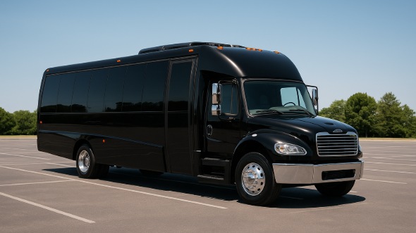 Exterior of Charter Bus Company Frisco's 28 Passenger Party Bus in Frisco
