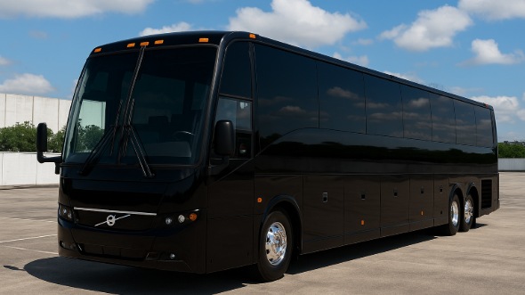 Exterior of Charter Bus Company Mesquite's 40 Passenger Party Bus in Mesquite